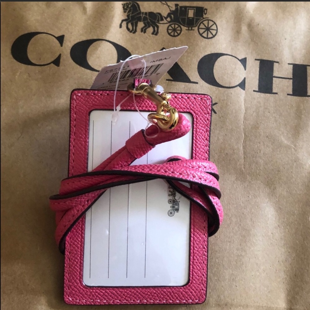 Coach, Pink lanyard